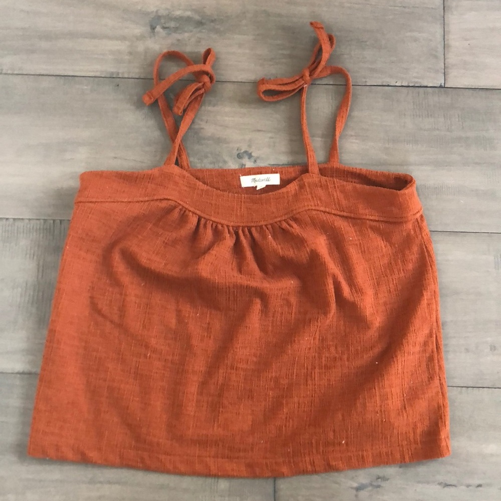 Madewell Shoulder tie top